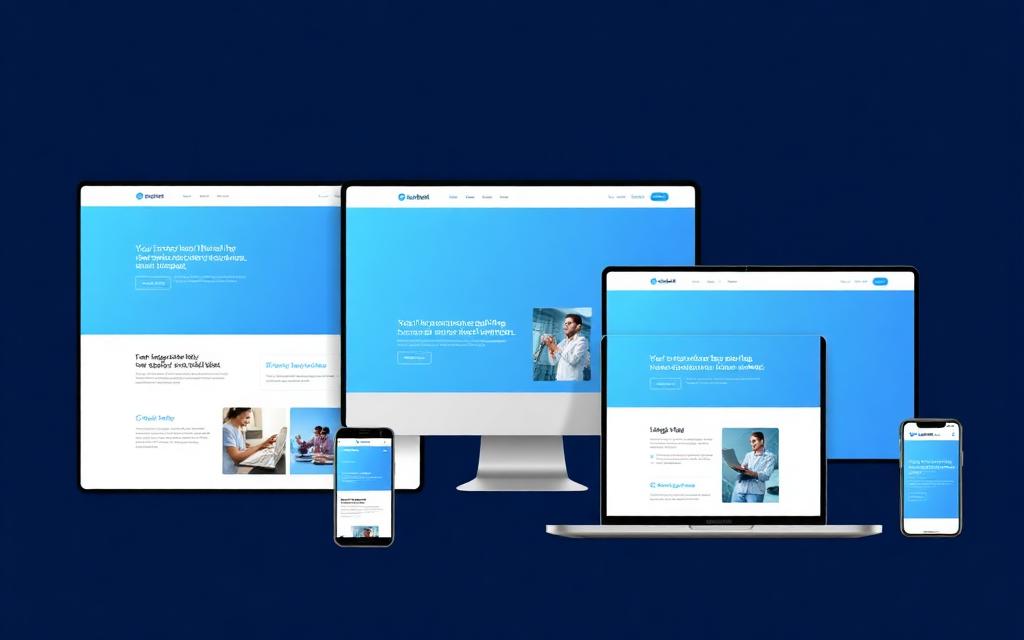 Interface do projeto Landing Pages Responsivas